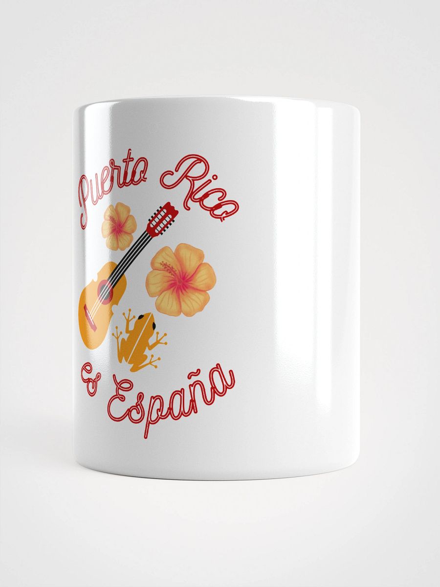 Taza - Puerto Rico es España (flor, guitarra, coqui) product image (2)