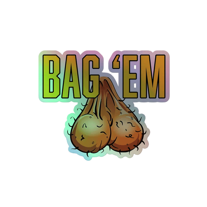 b1azed Bag 'Em vinyl stickers – durable designs for every surface product image (2)