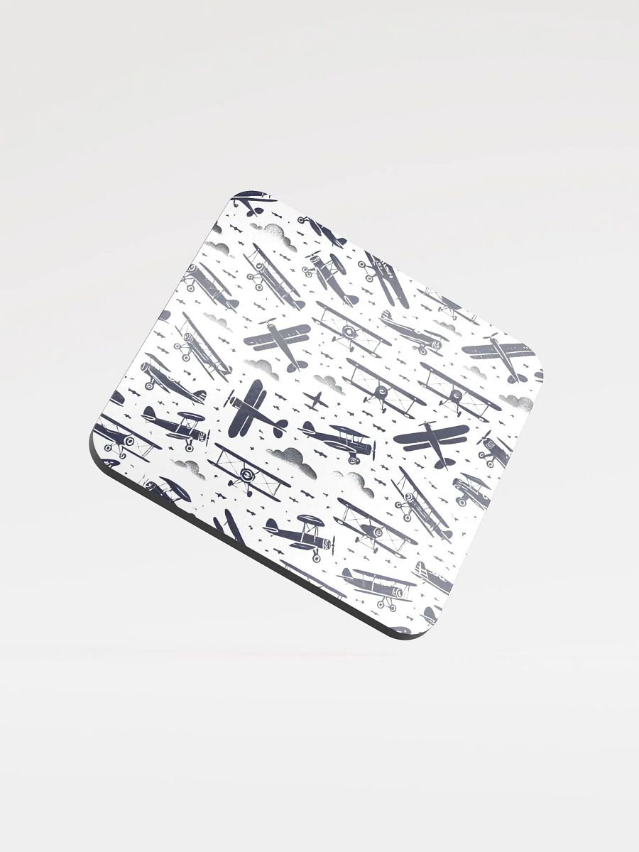 Aviation Scatter Glossed Cork Coaster product image (1)