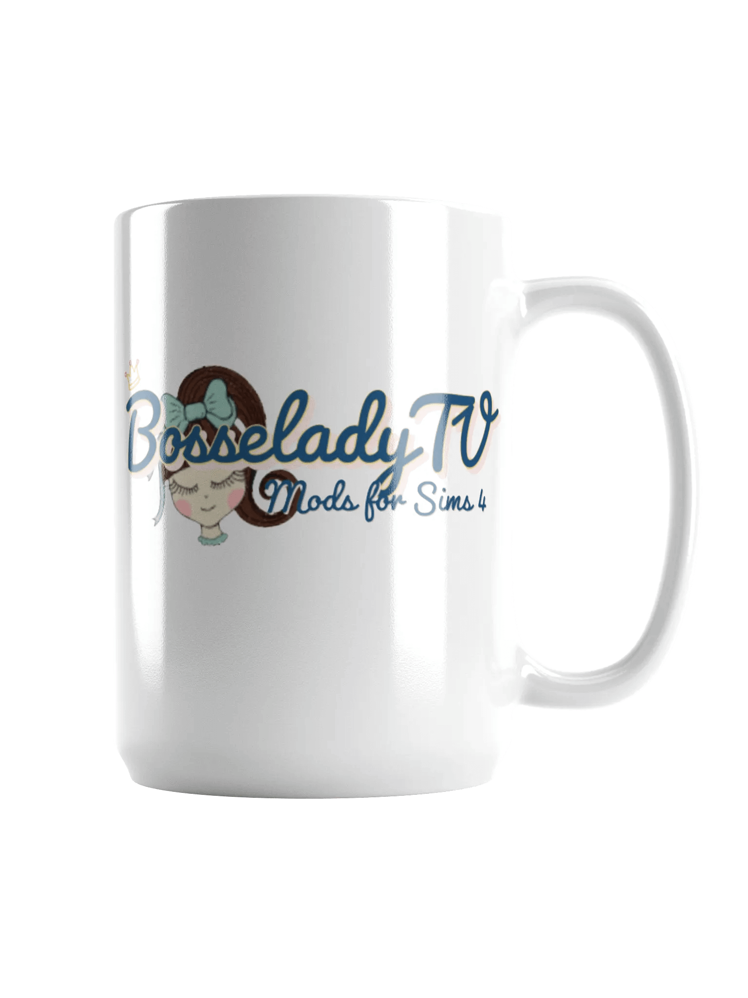 BosseladyTV Logo 15 oz Mug product image (1)