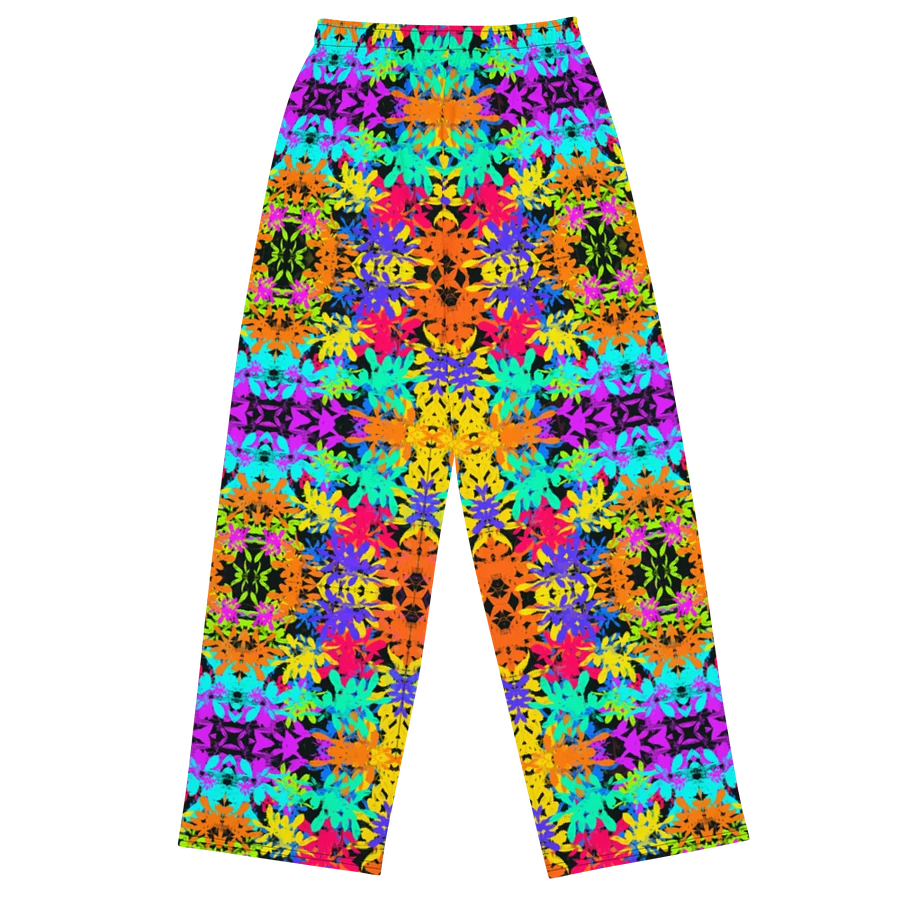 Coloured Leaves Unisex Wide Leg Bottoms product image (2)