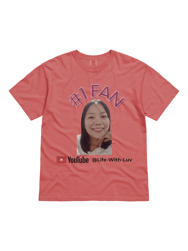 Life-With-Luv “#1 Fan” Cherly Smile Tee – Official Channel Merch product image (7)