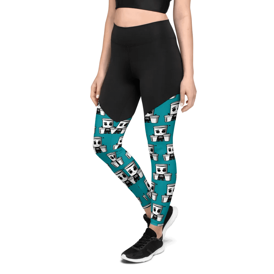 Whimsical EMO Cubes Compression Leggings product image (8)