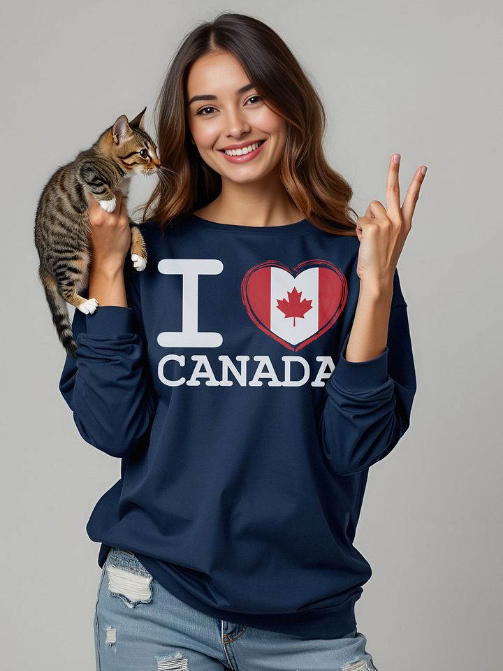 I Love Canada I Heart Canada Long Sleeve T Shirt product image (1)