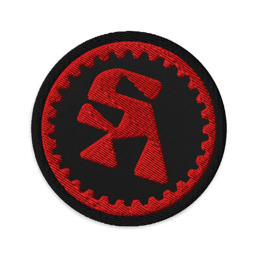 SOLEMN ASSEMBLY EMBROIDERED PATCH (red) product image (1)