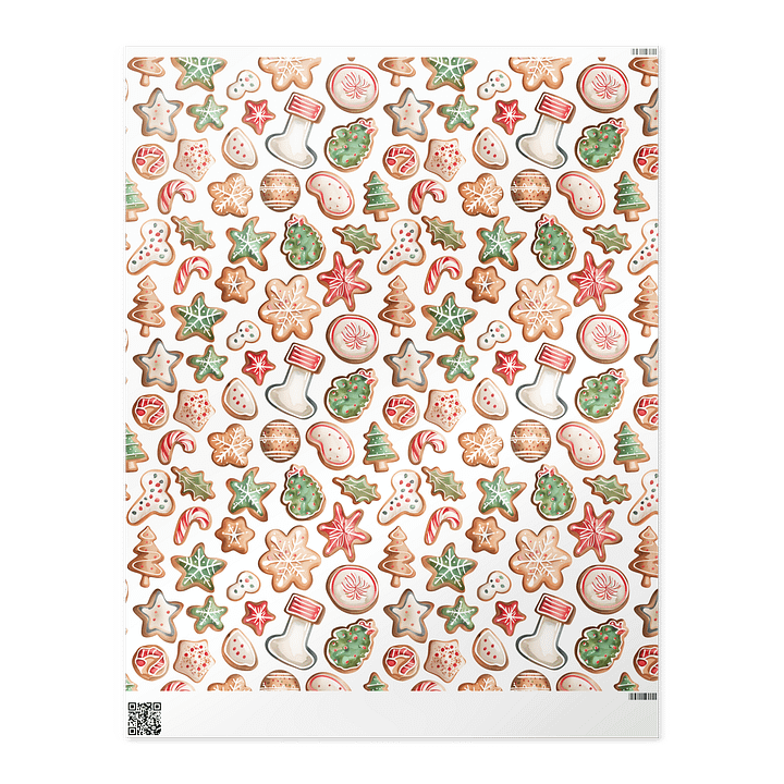 Christmas Cookies Wrapping Paper product image (2)