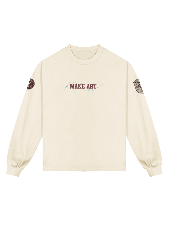 “Make Art or Die Trying” Long Sleeve Tee product image (1)