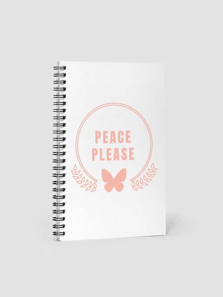 Peaceful please, Spiral Notebook product image (1)