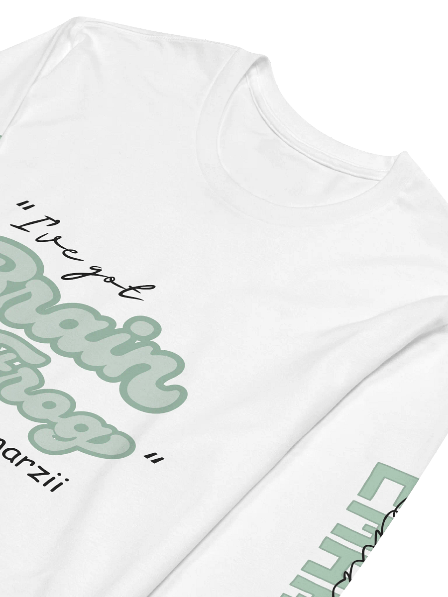 White BrainFrog Long Sleeve Tee product image (3)
