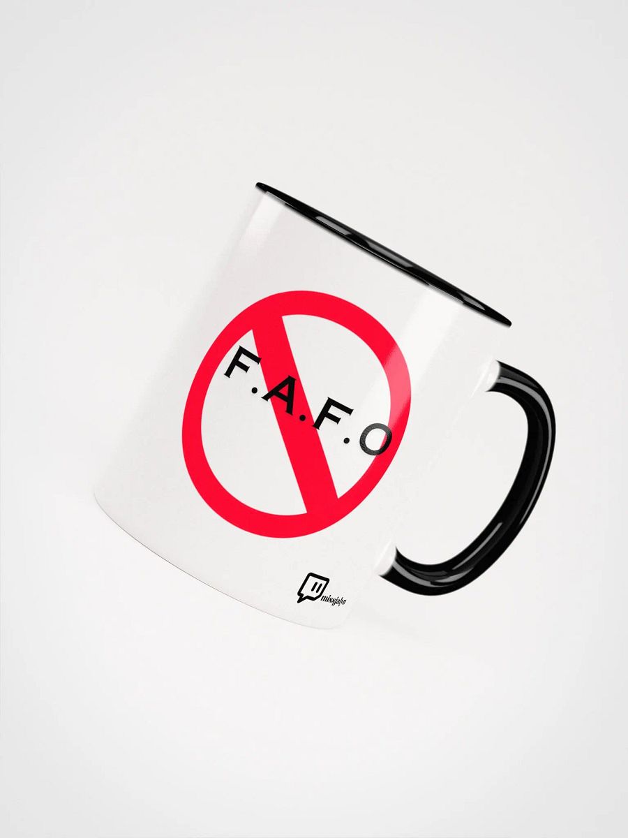 F.A.F.O Ceramic Coffee Cup w/ logo product image (8)