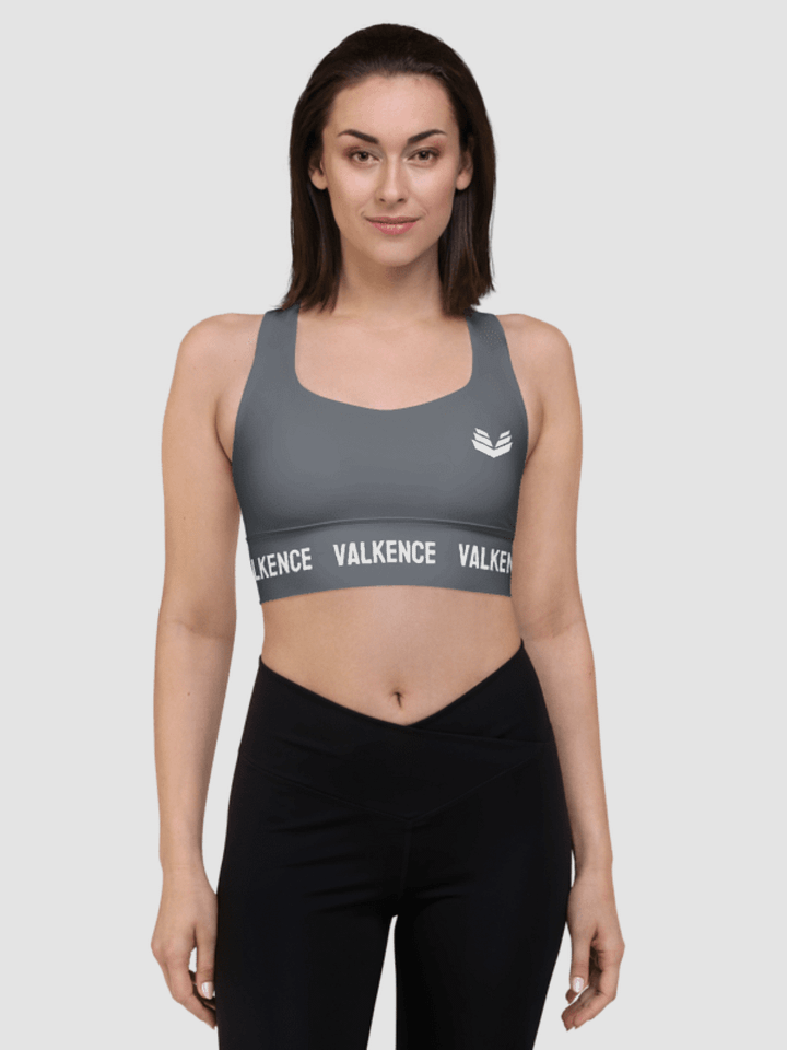 Active Longline Sports Bra - Storm Gray product image (2)