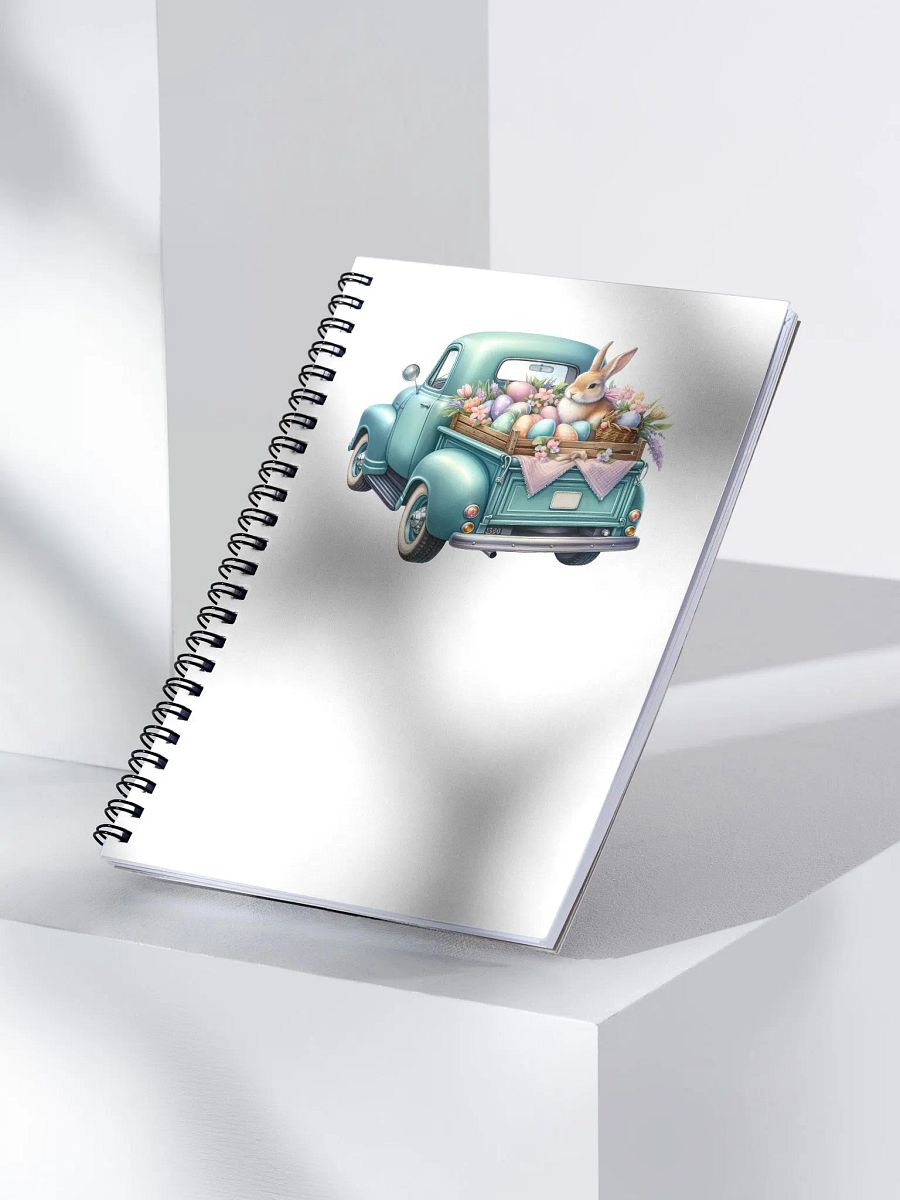 Green Pastel Easter Truck - Notebook product image (3)