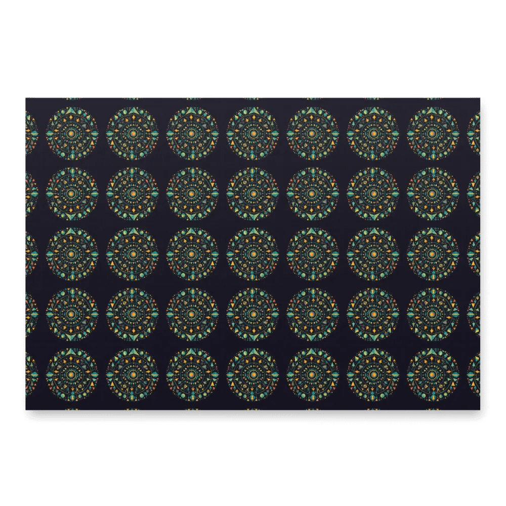 Circular Christmas Wrapping Paper Sheets product image (3)