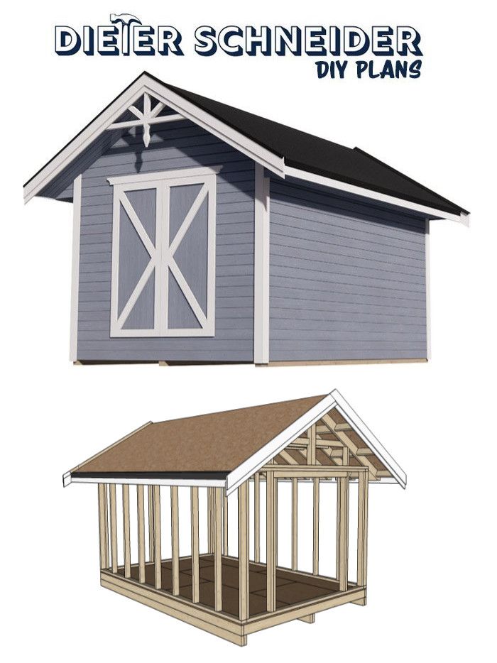 Farmhouse Shed Plans product image (1)
