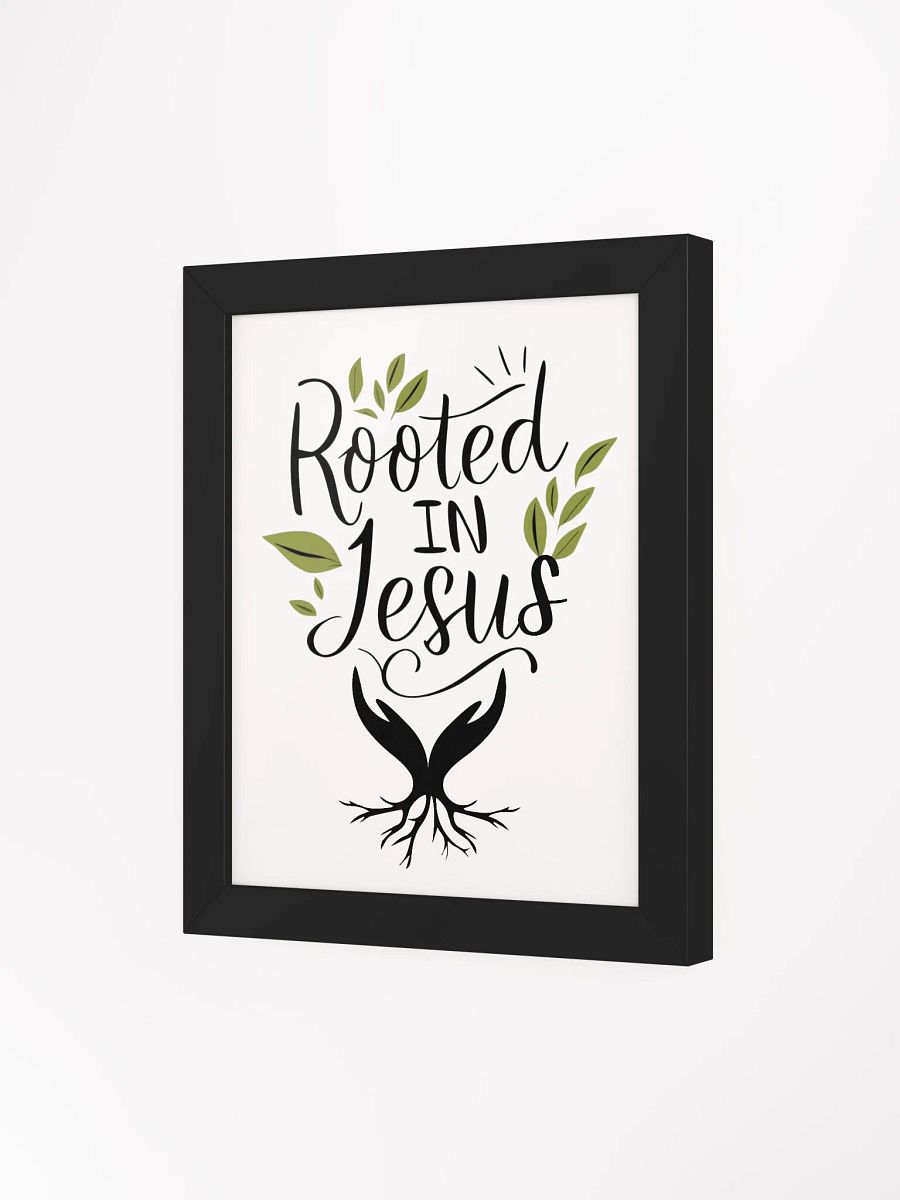 Rooted In Jesus Inspirational Wall Art product image (3)