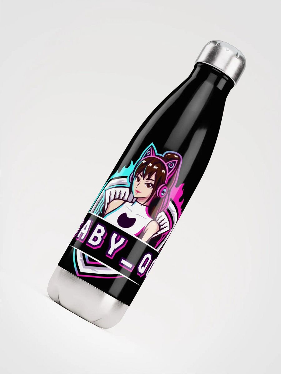 SABY_QC Cat-Eared Headphone Vibes Stainless Steel Water Bottle product image (8)