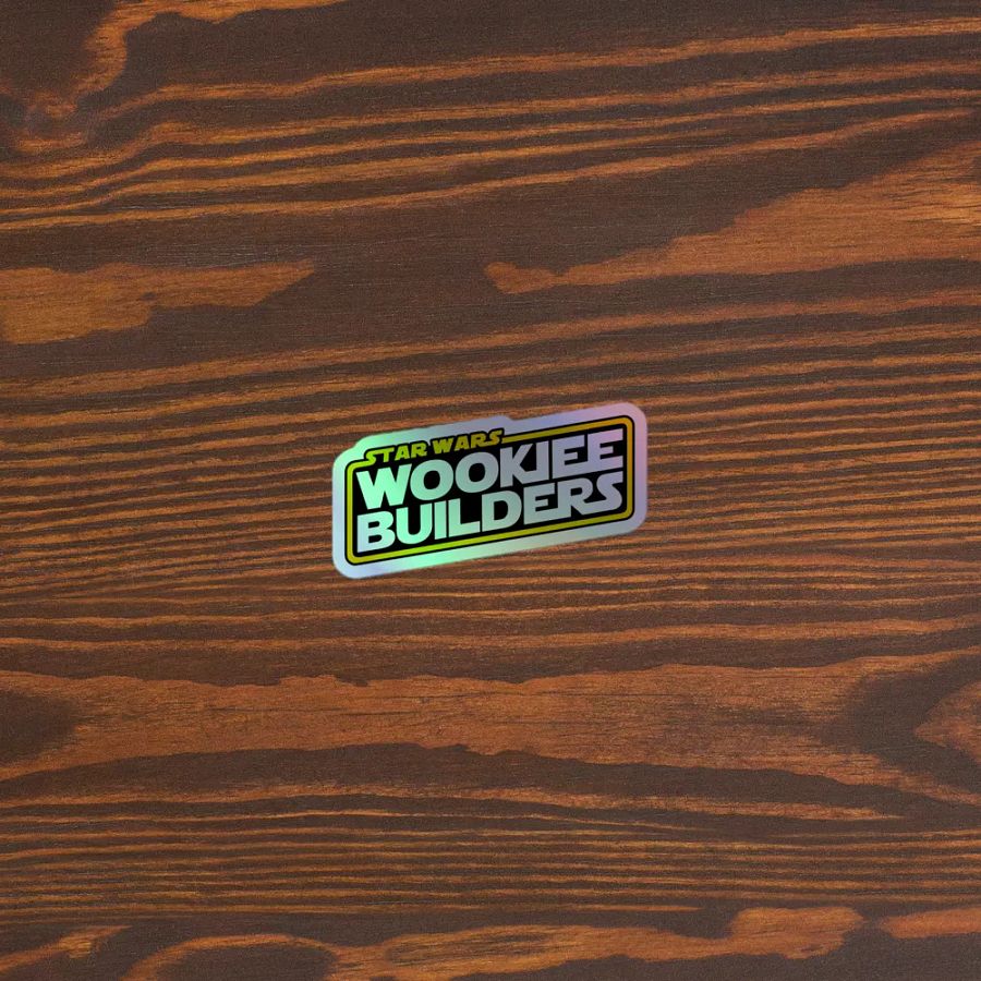Wookiee Builders Logo Sticker (Holo) product image (5)