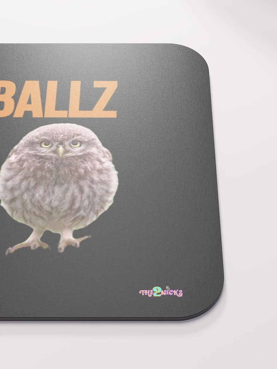 Oh Ballz Classic Mouse Pad (Black) product image (5)