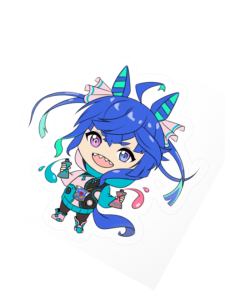 Twin Turbo x CeganCosplay Sticker product image (2)