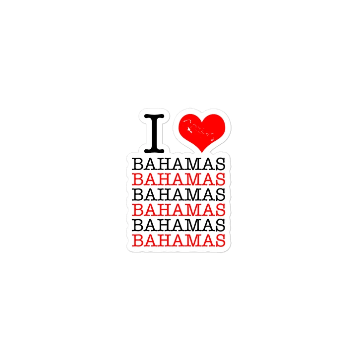 Bahamas Magnet : I Love The Bahamas : Heart Bahamas Map product image (2)