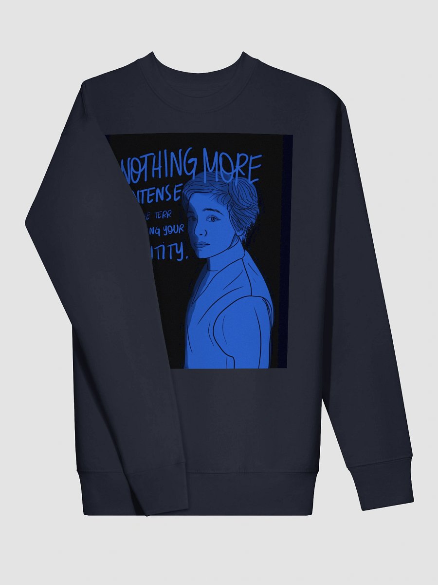 Identity Crisis Blue Illustration Premium Sweatshirt product image (27)