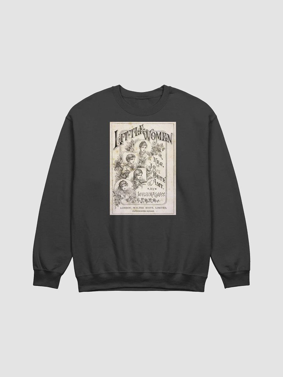Little Women Sweatshirt, Louisa May Alcott Historical Romance Sweater, Bookish Literary Fan Art Gift, Gift for Her, Bookclub Crewneck Shirt product image (1)