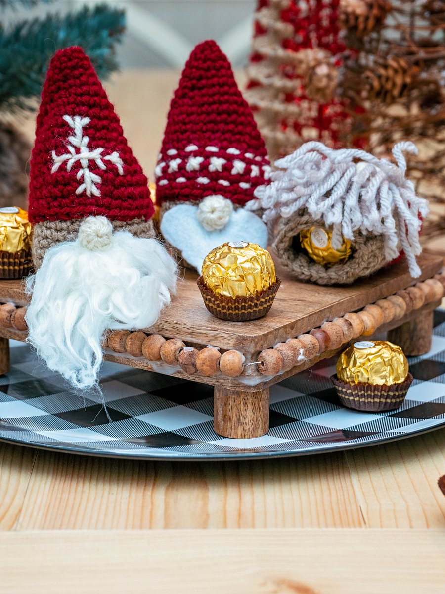 Crochet Gnome Christmas Gift Ornament product image (1)
