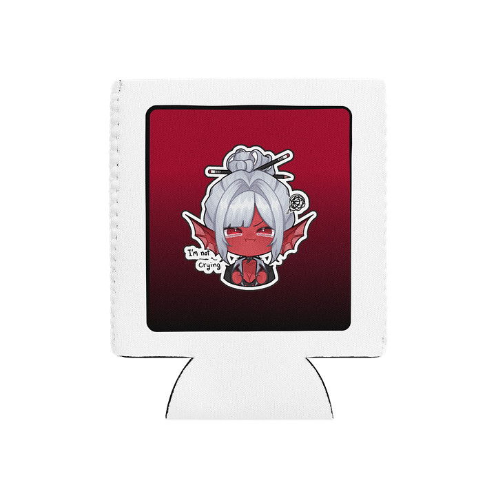 Not Crying Emote Coozie (Red) product image (1)