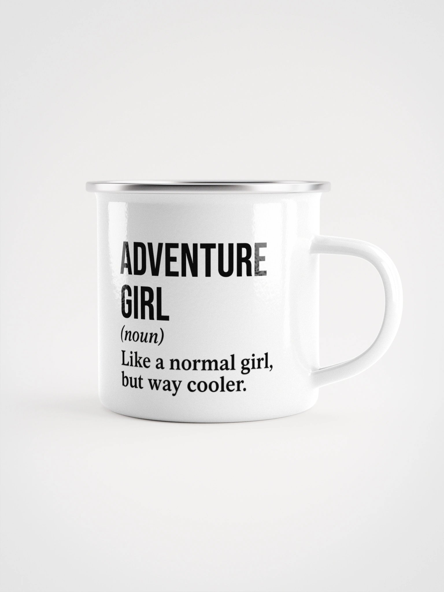 adventure Girl Enamel cup product image (1)