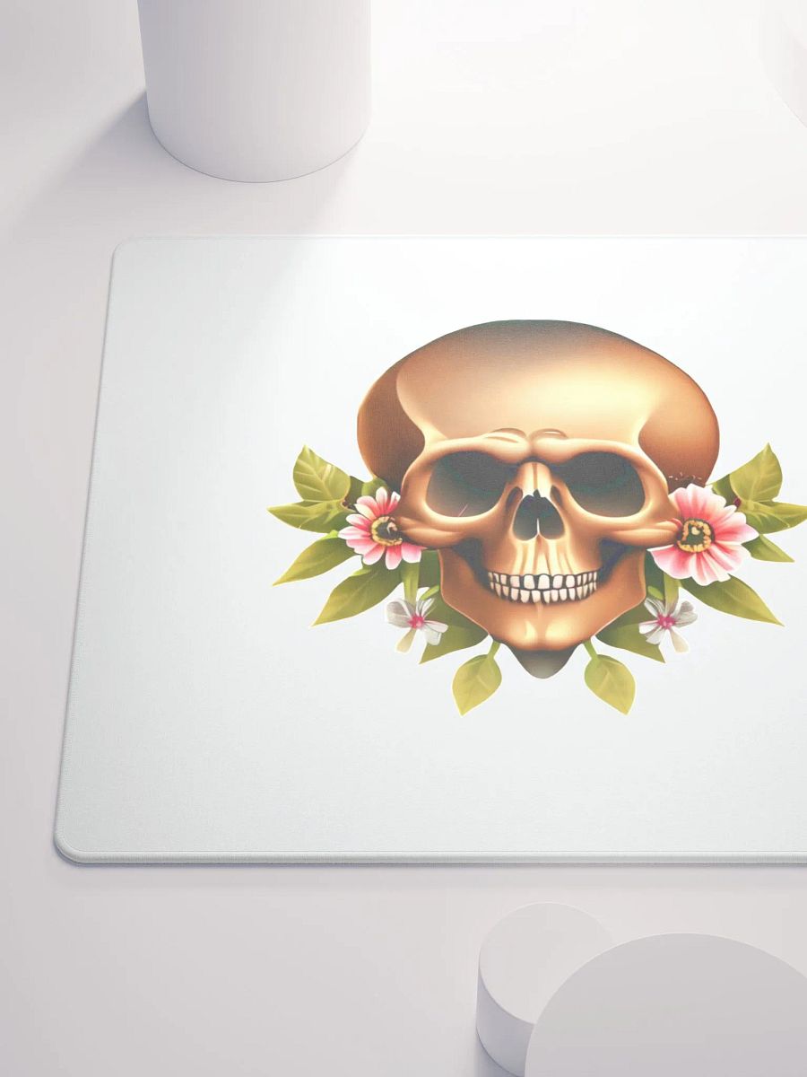 Skull with Nice Flowers Skull, skulls, skull art design, skeleton, skull and bones, scary, skull tattoo, artistic skull, human skull, dark skull, bones, Halloween, flowers product image (10)
