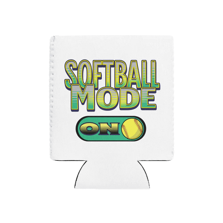 Softball Mode On Can Cooler product image (1)