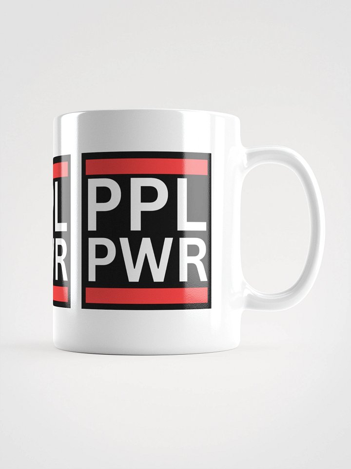 PPL PWR White Glossy Mug product image (2)