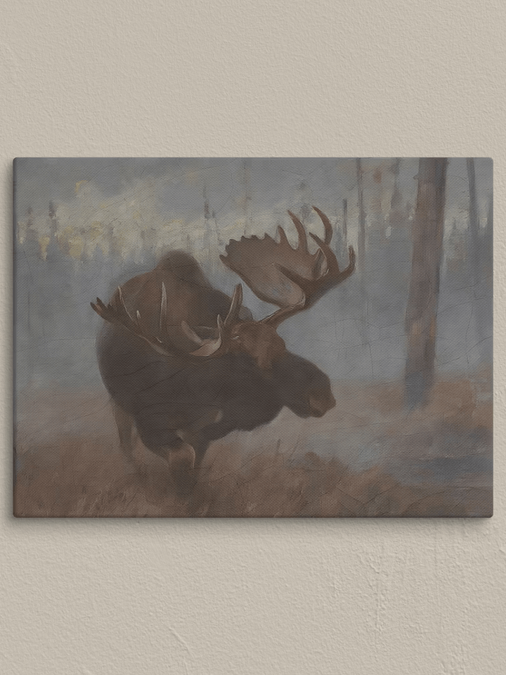 Bull Moose Canvas Wall Art Print product image (1)