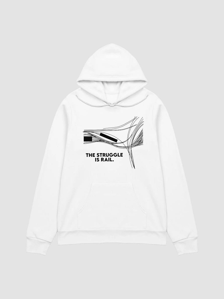 The Struggle is Rail Hoodie (light) product image (1)