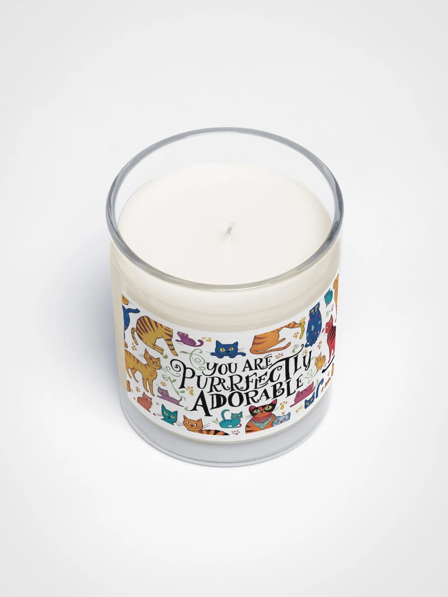 Purrfectly Adorable Soy Wax Candle product image (3)