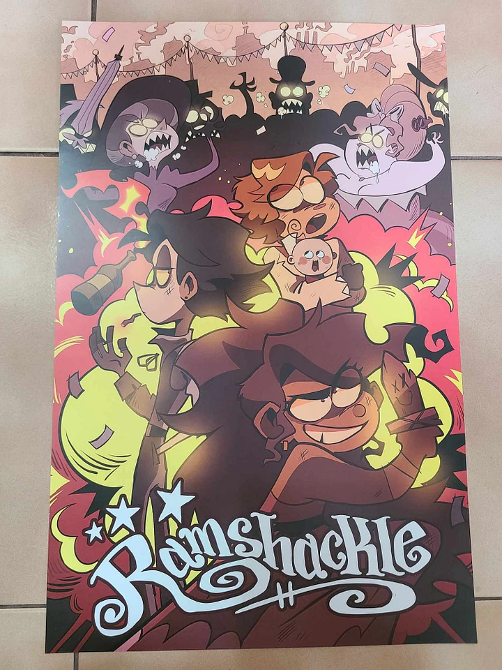 Signed Ramshackle Pilot Poster [LIMITED STOCK] product image (2)