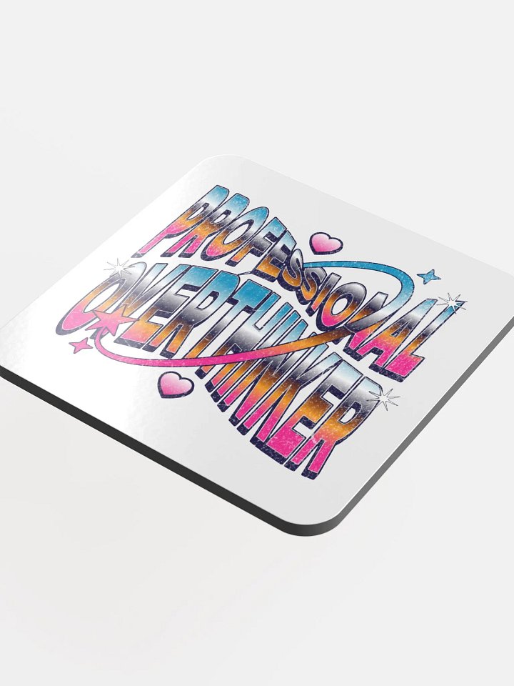 Professional Overthinker Whimsical Coaster product image (1)