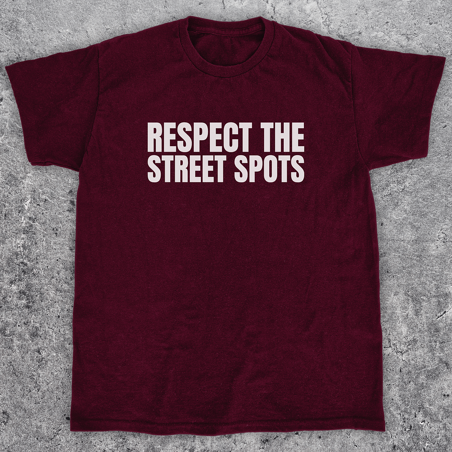 Respect the street spots, Skateboarding t-shirt, Unisex product image (1)