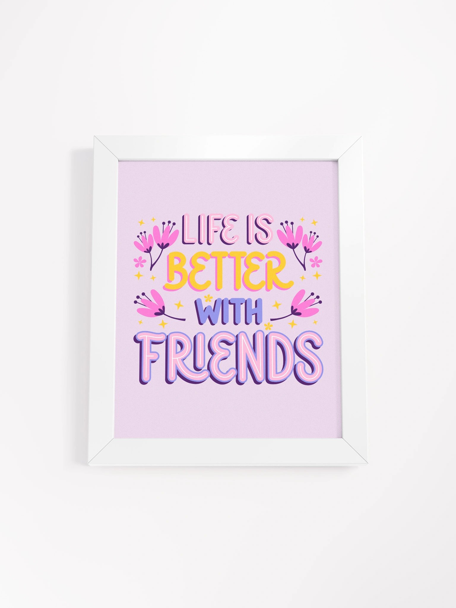 Friendship Blooms Framed Poster product image (1)