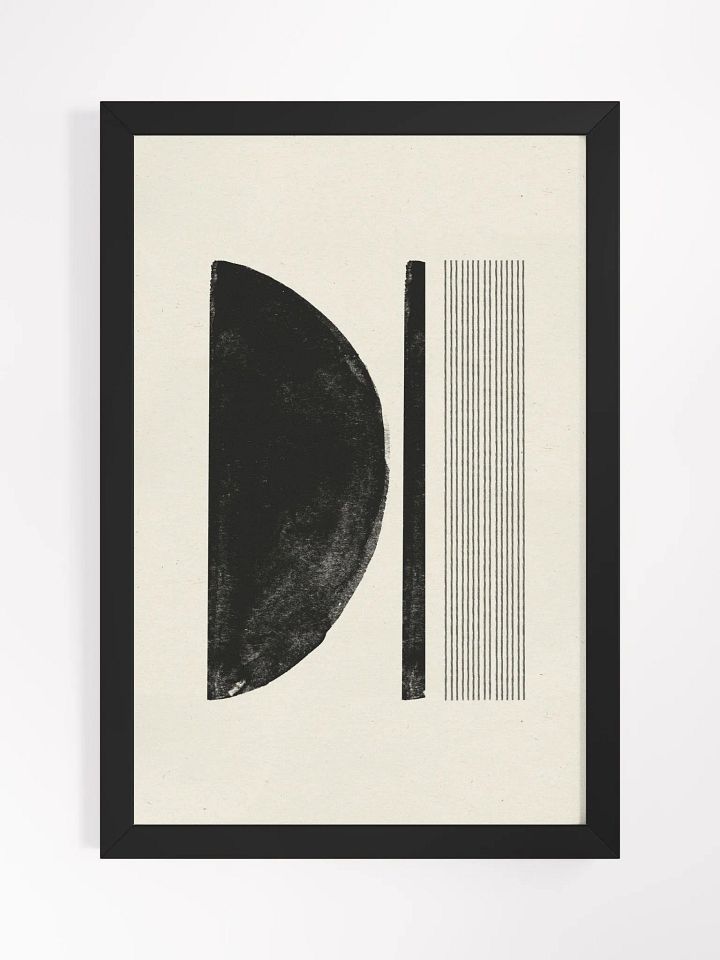Minimalist Abstract Framed Poster | Simple and Elegant Art for Modern Spaces product image (1)