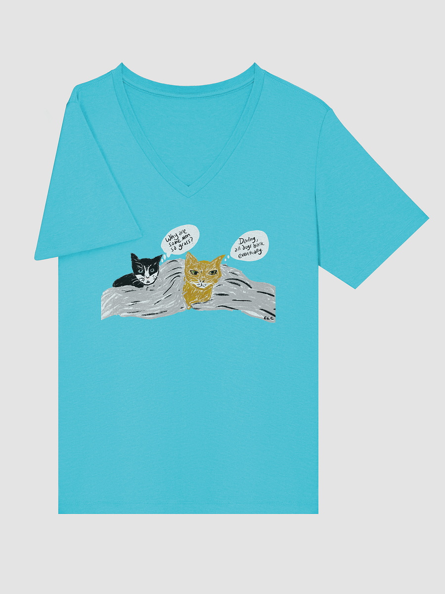 Kitties Thoughts on Men V-neck tee product image (33)