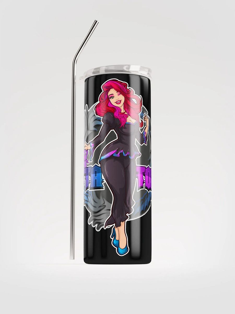 Stainless Steel Tumbler with Straw - Logo 1 product image (1)