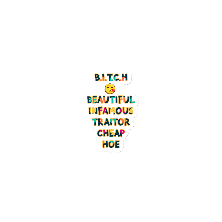 B.I.T.C.H Emoji Die-Cut Magnets product image (1)