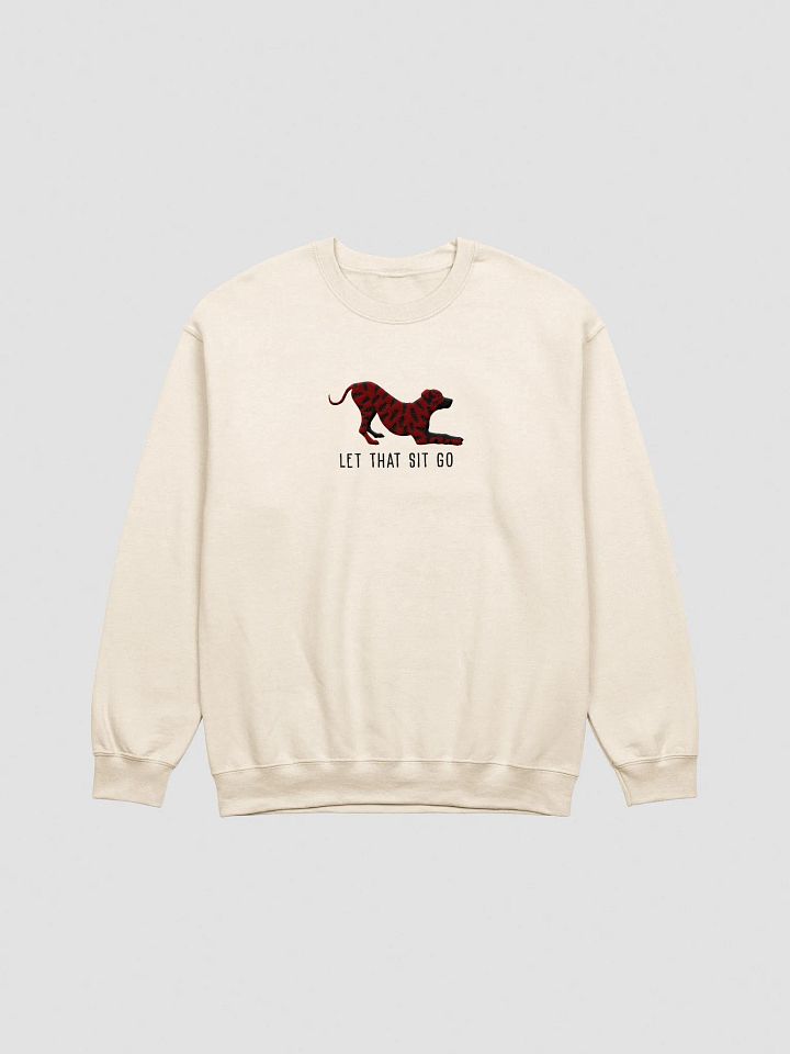Let That Sit Go Sweatshirt (Embroidered) of a Rhodesian Ridgeback(Brindle) product image (13)