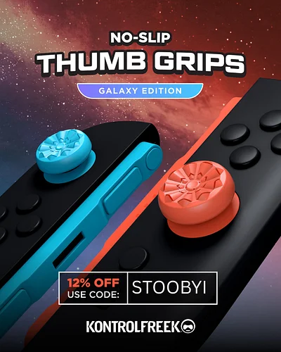 Grip up and lock in 👾
The Galaxy Edition thumb grips from @KontrolFreek are 🔥
Use code STOOBYI for 12% OFF! 💫
#KontrolFreek #...