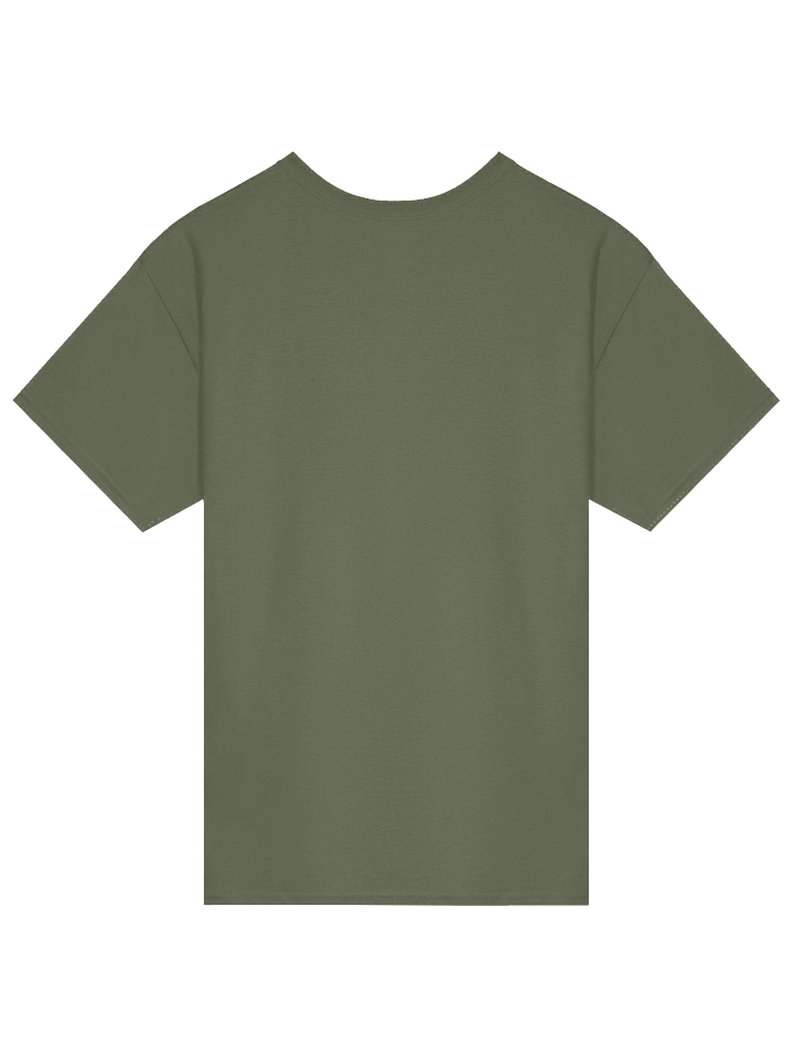 T-shirt - White on Military Green product image (2)