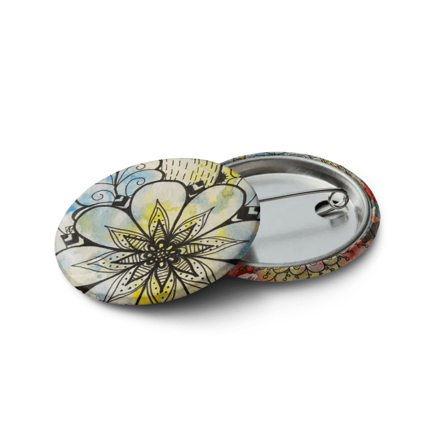 Floral Fantasy Pin Button Set product image (12)