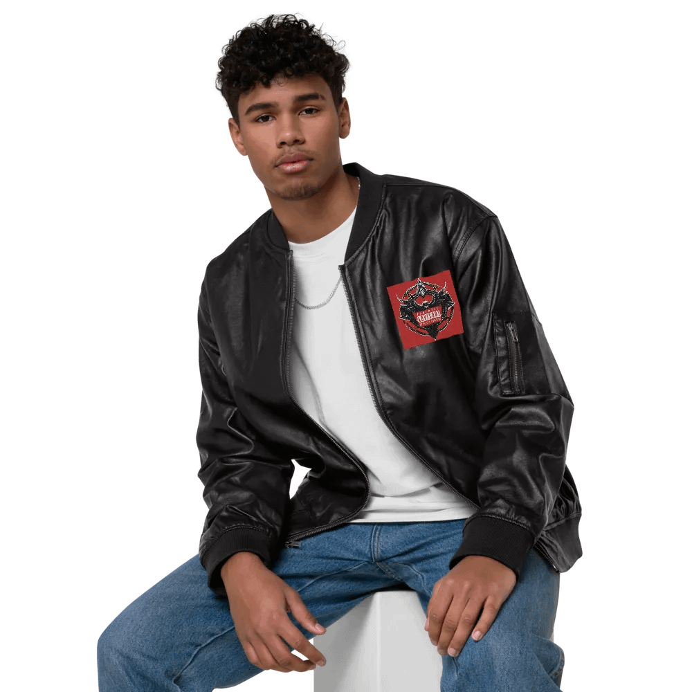THCEOs Faux Leather Jacket | $THCBand Underground Brand Designer Streetwear product image (5)