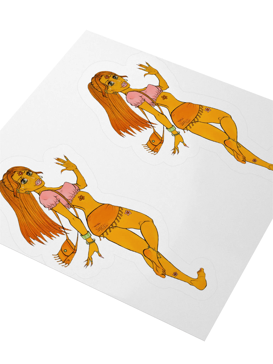 Pinuptober day 30 small stickers product image (3)