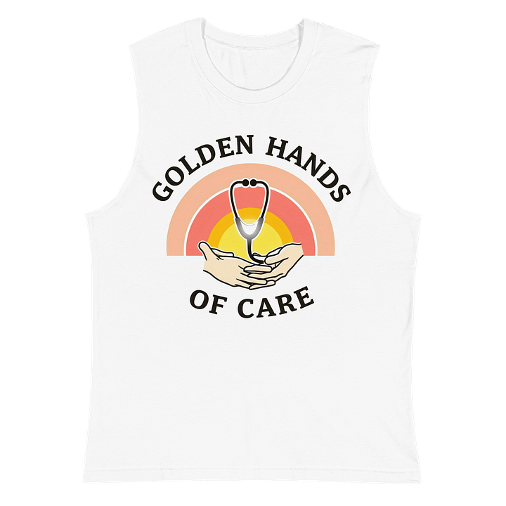 Golden Hands of Care Muscle Tank product image (2)